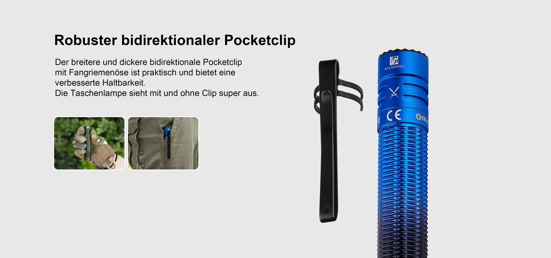 Robuster Clip
