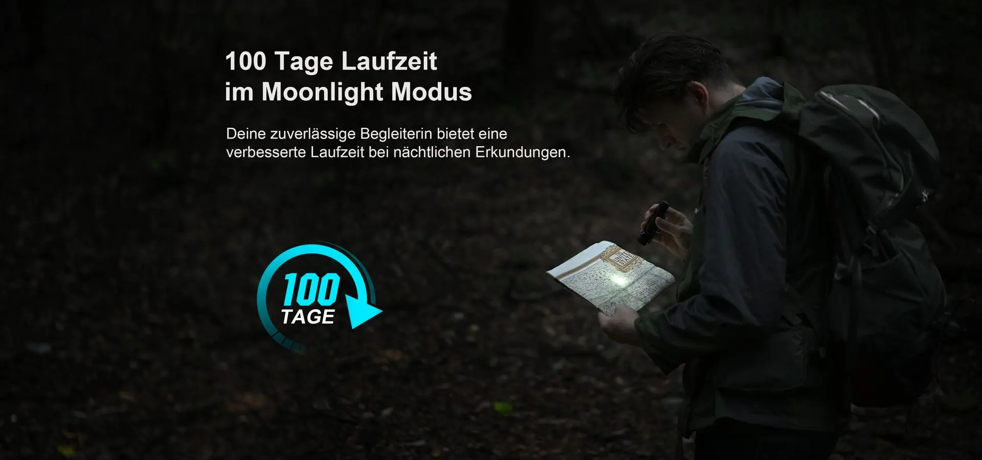 100 Tage Laufzeit im Moonlight Modus