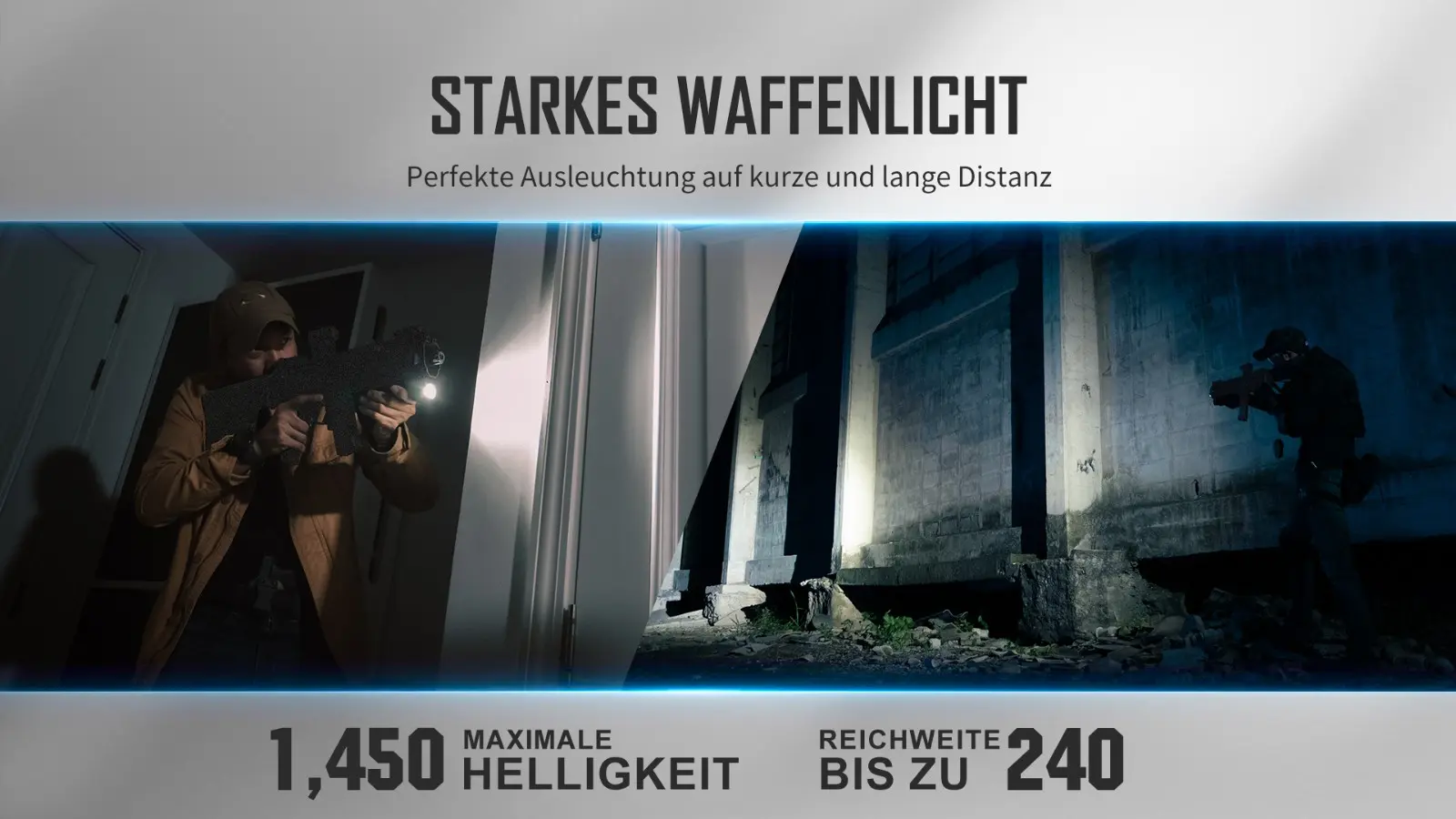 Hohe reichweite