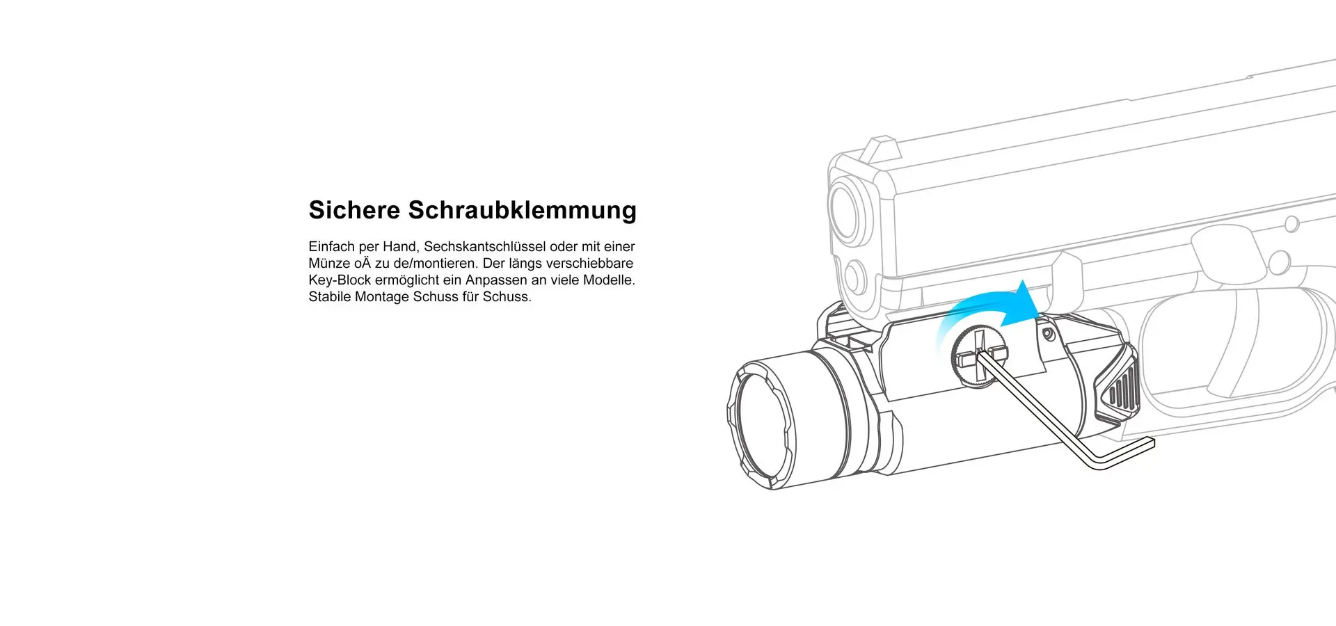 Sichere Schraubklemmung