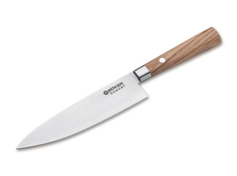 BÖKER DAMAST OLIVE CHEF KNIFE SMALL