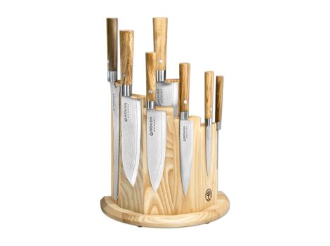 [130445SET] BÖKER DAMAST OLIVE SET