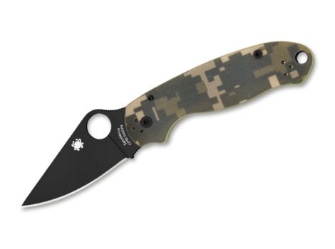 [01SP241] SPYDERCO PARA 3 CAMO BLACK BLADE