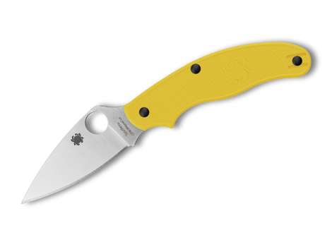 [01SP1143] SPYDERCO UK PENKNIFE SALT YELLOW FRN PE