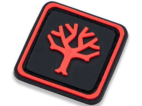 [090084] BÖKER RED TREE GITD PATCH