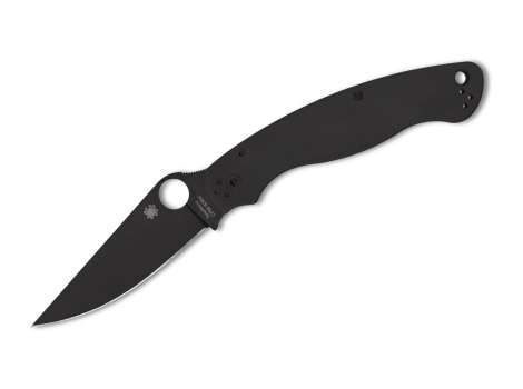 [01SP1235] SPYDERCO MILITARY 2 BLACK BLADE
