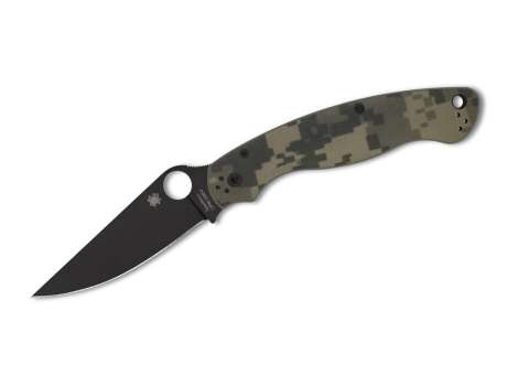 [01SP1237] SPYDERCO MILITARY 2 DIGITAL CAMO BLACK