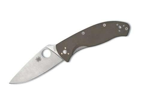 [01SP1244] SPYDERCO TENACIOUS BROWN PLAINEDGE