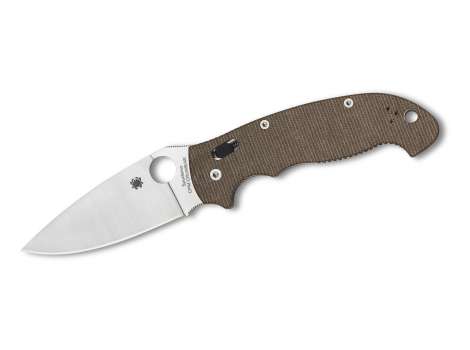 [01SP1257] SPYDERCO MANIX 2 XL BROWN CANVAS MICARTA