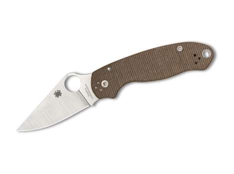 [01SP1263] SPYDERCO PARA 3 BROWN CANVAS MICARTA
