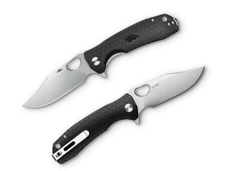 HONEY BADGER CLIP POINT LARGE BLACK