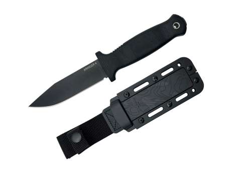 [02DK001] DEMKO KNIVES ARMIGER 4 CLIP POINT BLK