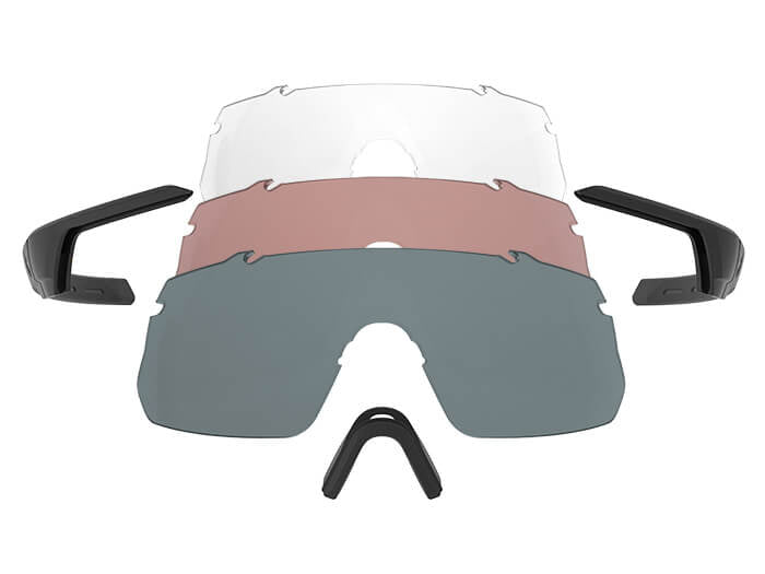 [MAG1044-0-001-3000] Magpul® Defiant Eyewear - Black Frame, Rose Lens