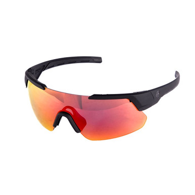 Magpul® Defiant Eyewear, Polarized - Black Frame, Gray Lens/Red