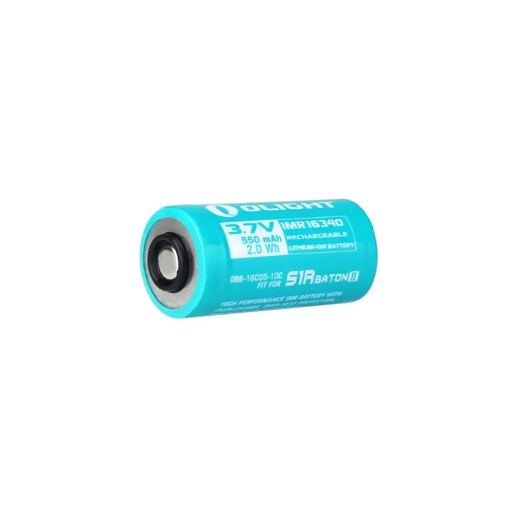 [ORB-16C05-10C] 16340 550 mAh IMR Special Battery for S1R II/Perun mini/Baton 3