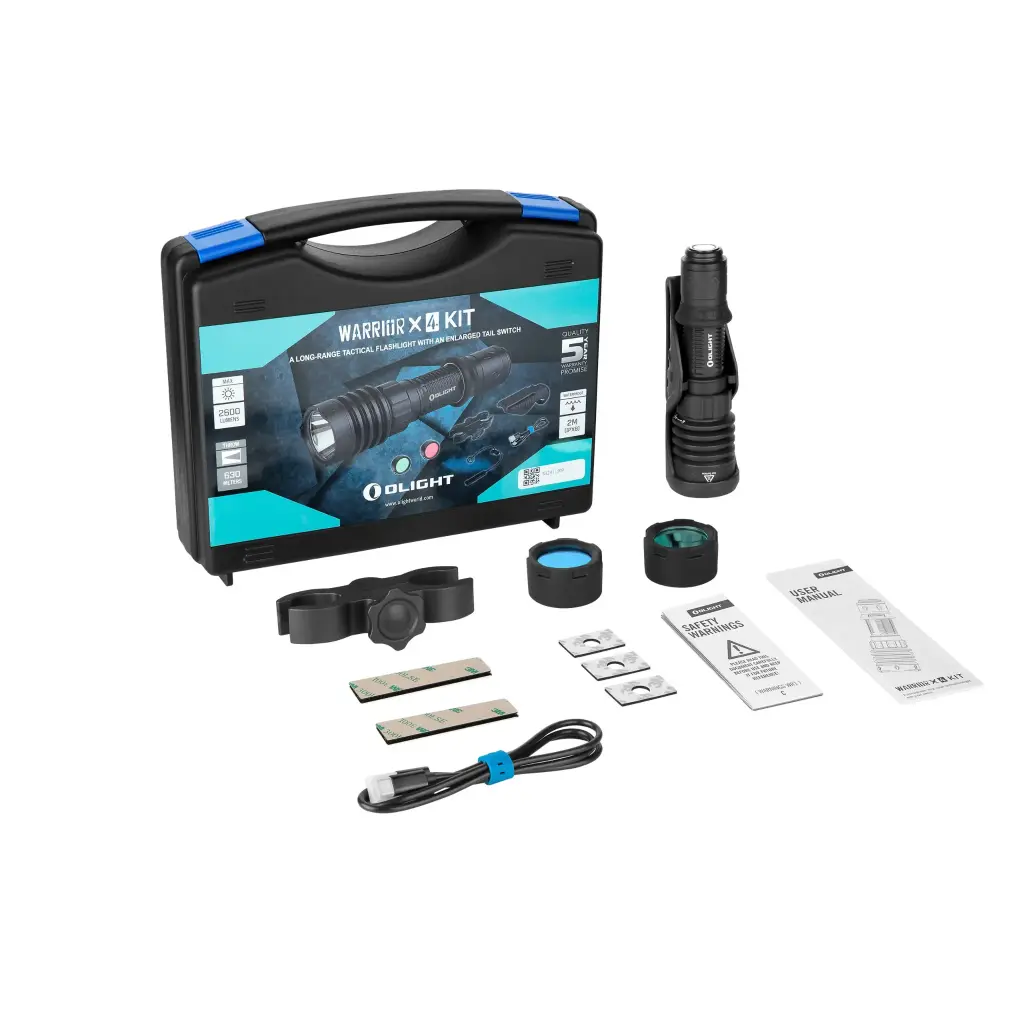 [6975498002925] Warrior X 4 KIT Matte Black