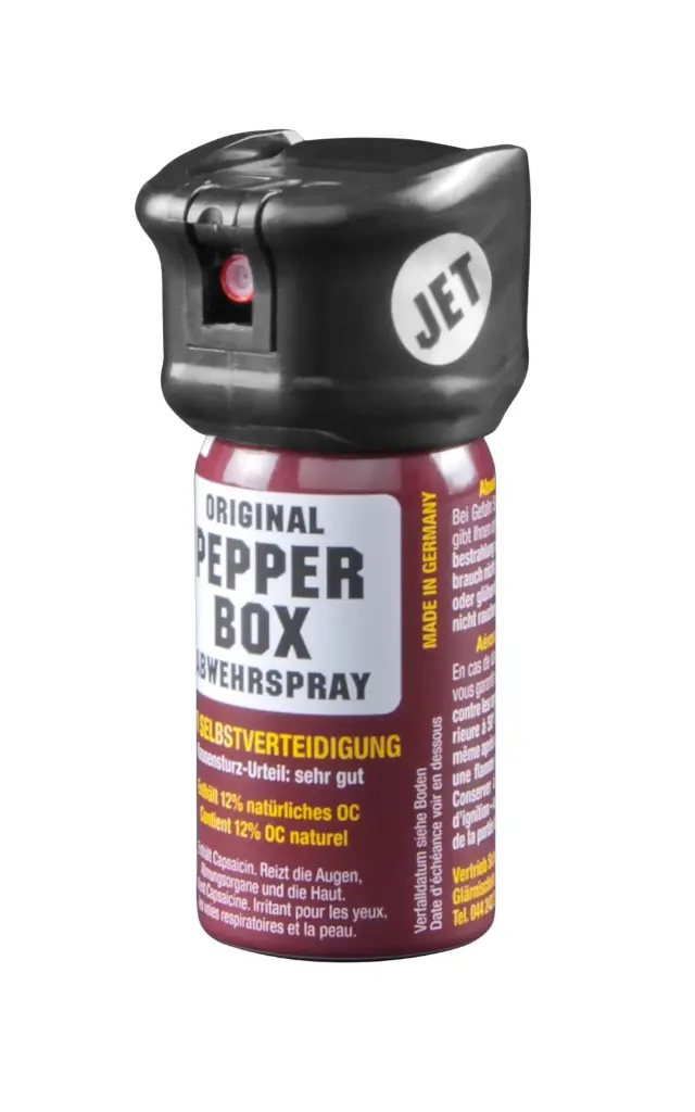 [211-40jet]  Pepper-Box, klein, 40 ml, Strahl (Jet)