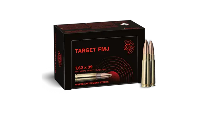 [4000294178122] 7.62x39 Geco Target 124grs FMJ 50 Stk