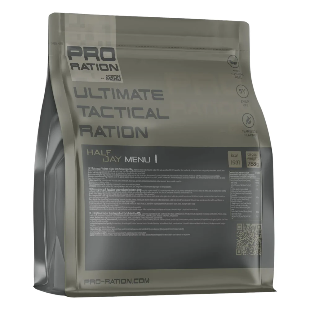 [8595648690291] Ultimate Tactical Ration HALF DAY MENU I