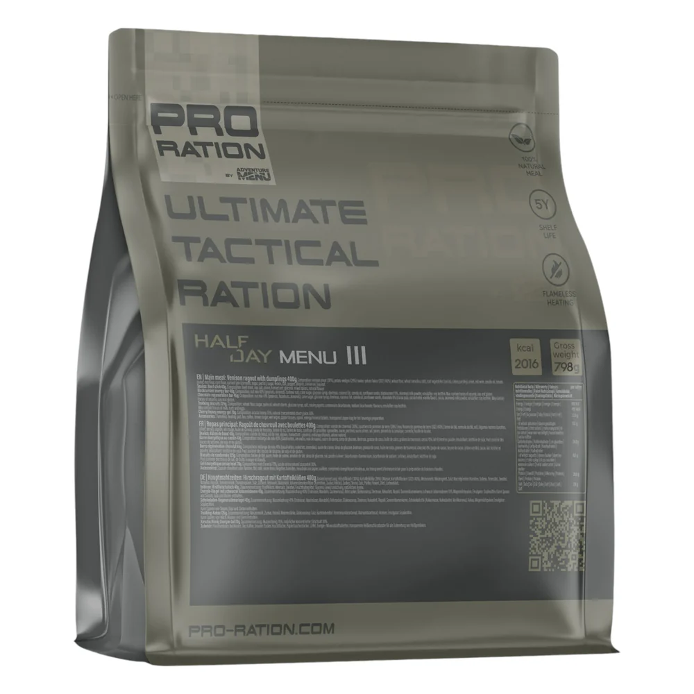 Ultimate Tactical Ration HALF DAY MENU III