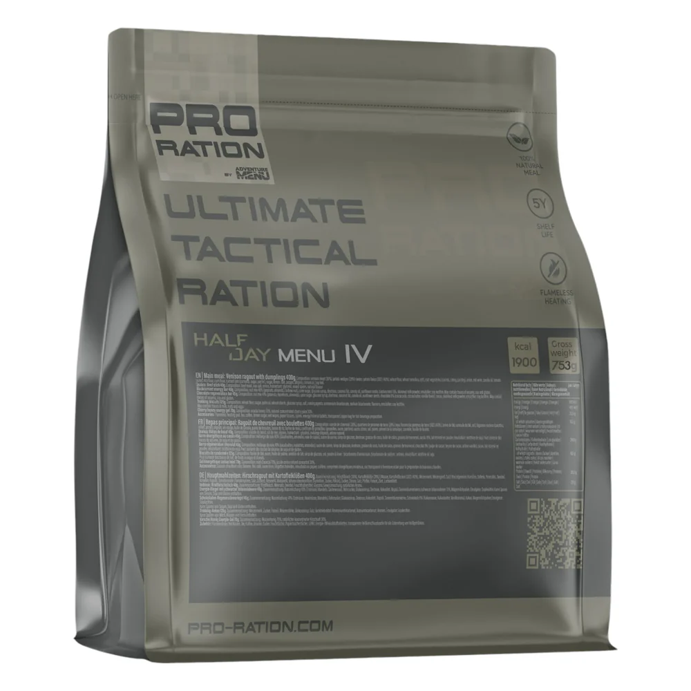 [8595648690352] Ultimate Tactical Ration HALF DAY MENU IV