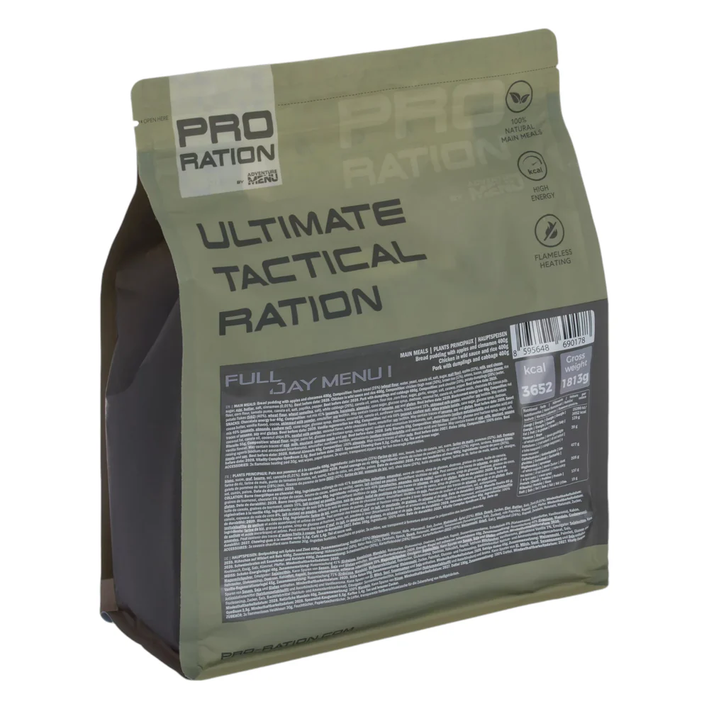 [8595648690178] Ultimate Tactical Ration FULL DAY MENU I