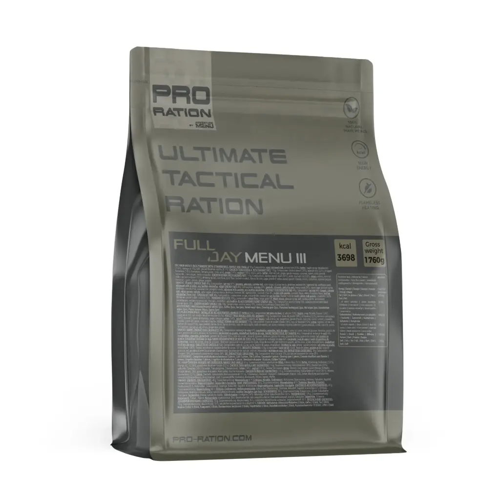 Ultimate Tactical Ration FULL DAY MENU VEGE