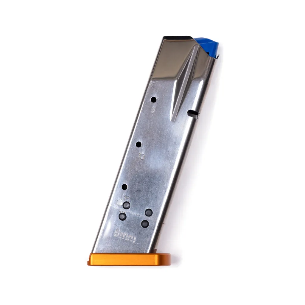 Magazin CZ Shadow 2 Orange 19-Schuss, 9mm Para Boden orange