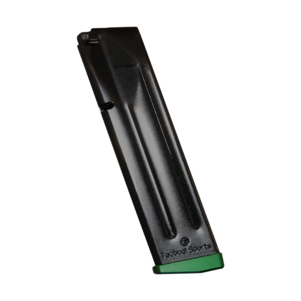 Chargeur CZ TS2 Racing Green 20 coups, 9mm Para, noir