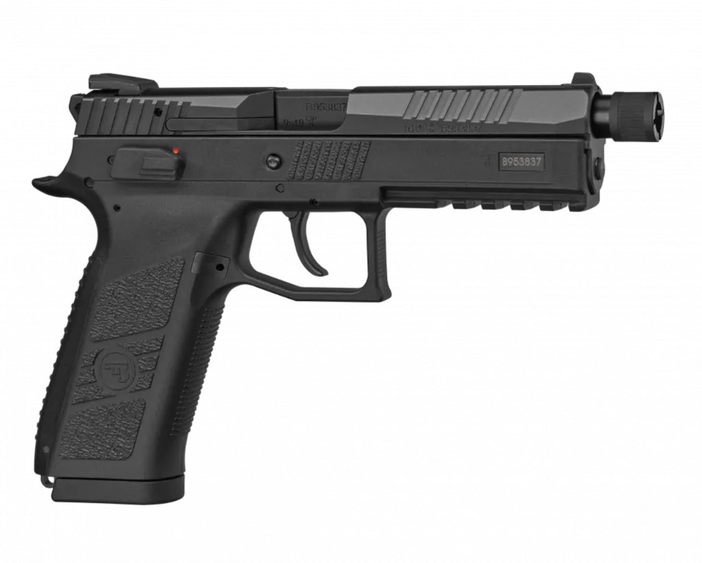 [0724-0703-TXRSETX] CZ P-09 SR 9mm Para 19-Schuss Gewinde 1/2-28 UNEF 3A