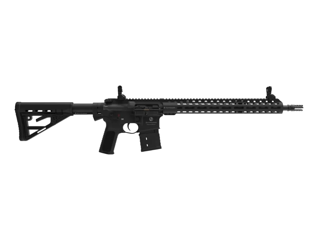[03-0076M] Schmeisser AR15 M5FL Black 16.75" .223 Rem