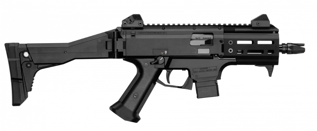 [3664-0710-ADKAHDX] CZ Scorpion EVO 3 S2 Micro, 9mm Para, mit Klapp- und Einschubschaft