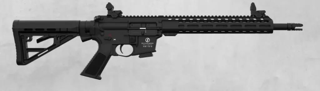 [03-0275MEU] Schmeisser AR15-9 M4FL Black 14.5" 9mm Para