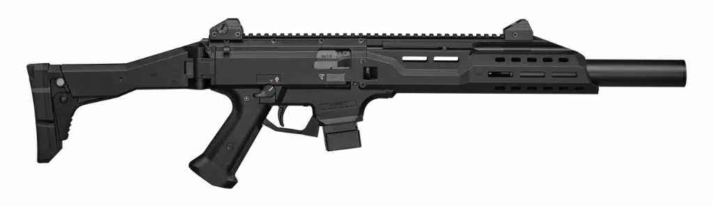 [3664-0706-ADKAHEX / 3664-0706-ADKAXEX] CZ Scorpion EVO 3 S1 Carbine 16" black, mock suppressor 9mm Para