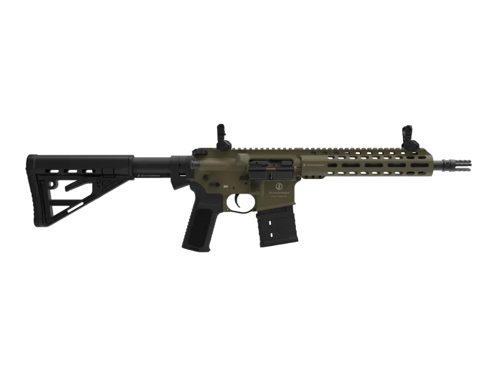 [03-0099MODG] Schmeisser AR15 S4F OD Green 10.5" .223 Rem