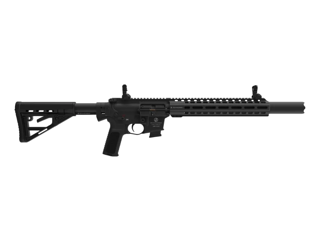 [03-9012MEUSD] Schmeisser AR15-9 S4F SD Black - Integral Suppressor 9.92" 9mm Para