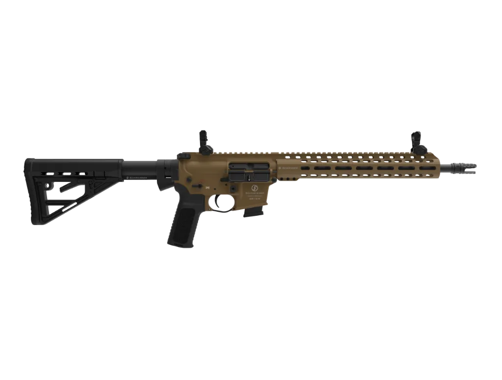 [03-0275MEUFDE] Schmeisser AR15-9 M4FL FDE 14.5" 9mm Para