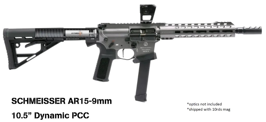 [03-0271MEUG] Schmeisser AR15-9mm Dynamic PCC Grey 10.5"