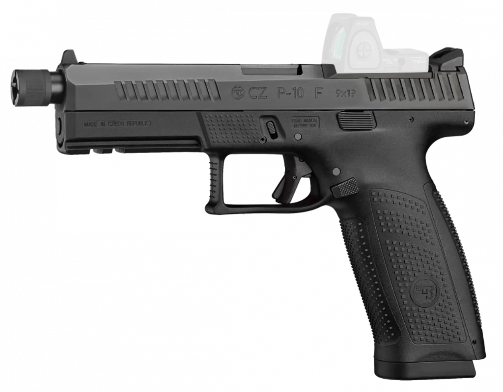 [0564-0711-TDFSETX] CZ P-10F OR SR 9mm Para threaded barrel