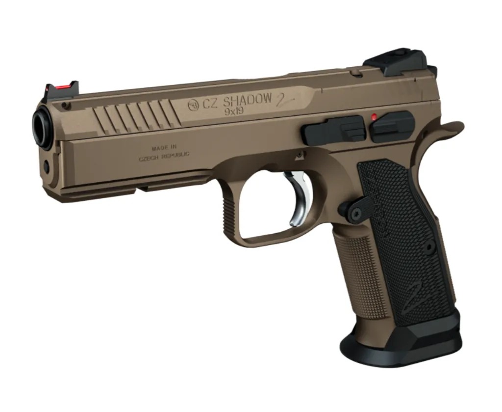 [0424-0743-CF230010 / 0424-0743-CF240021] CZ Shadow 2 OR, Full Bronze, 9mm Para chargeur 18 coups