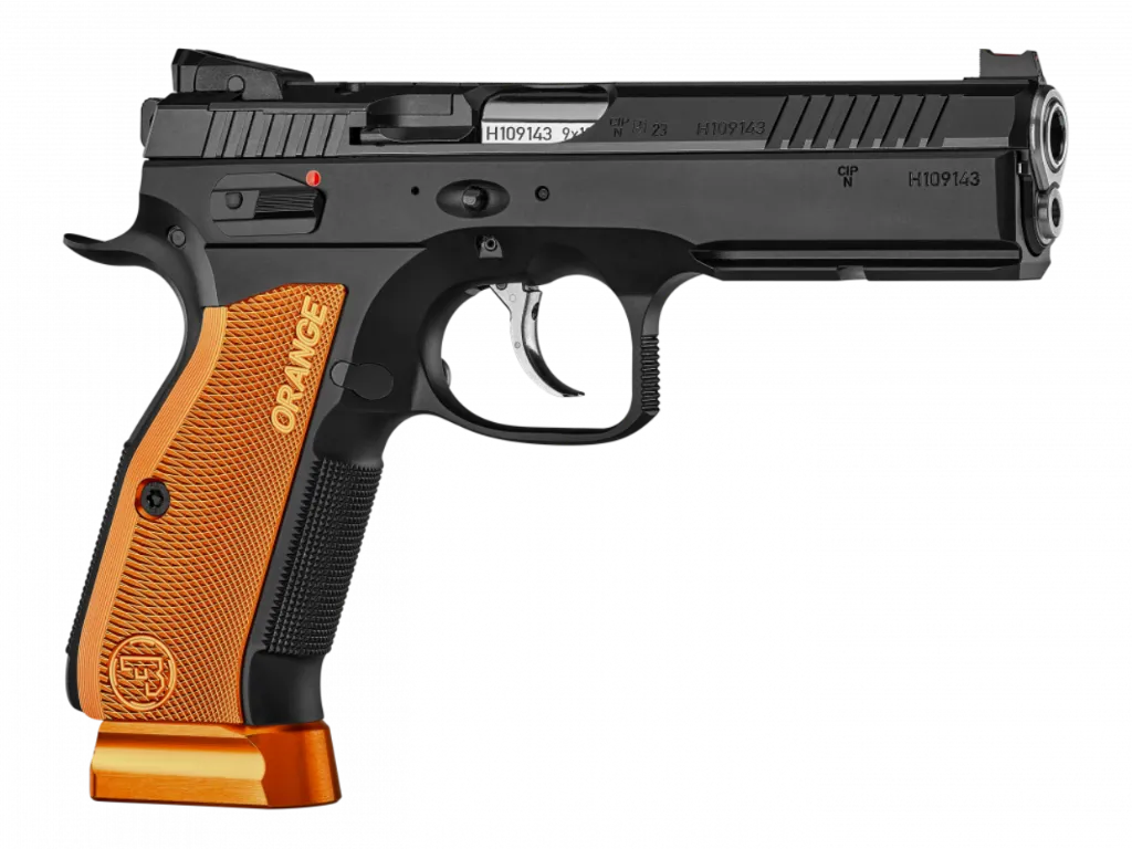 [0424-0746-SKMSASX / 0424-0772-SKMSASX] CZ Shadow 2 Orange OR, 9mm Para chargeur 18 coups