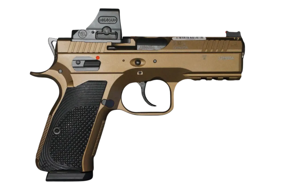 [0434-0743-PL240311] CZ Shadow 2 Compact OR Bronze HE508T-RD-X2 Combo, 9mm Para 15-Schuss, Limitiert!