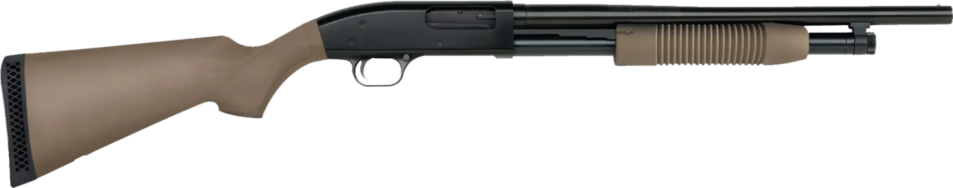 [22.4612] Maverick Pump Action Shotgun 88-Security FDE, Cal. 12/76 18.5"