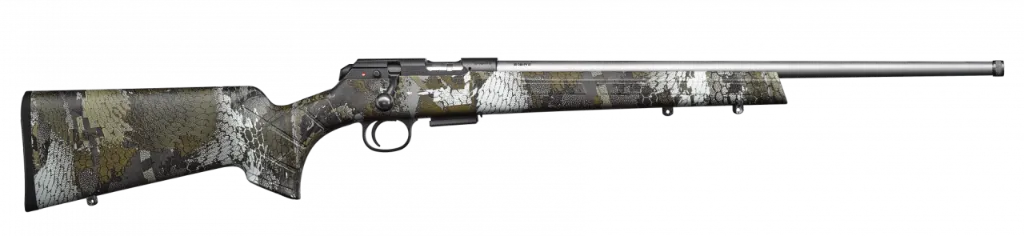 [5084-8081-RUANAAX] CZ 457 Camo Stainless .22LR, barrel 525mm threaded 1/2x20, no sights