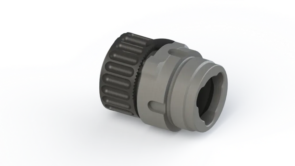 [SD-HUB-QDSF-762-TI] B&T HUB Adapter for PRINT-X Silencer, QDSF, 7.62 Titan
