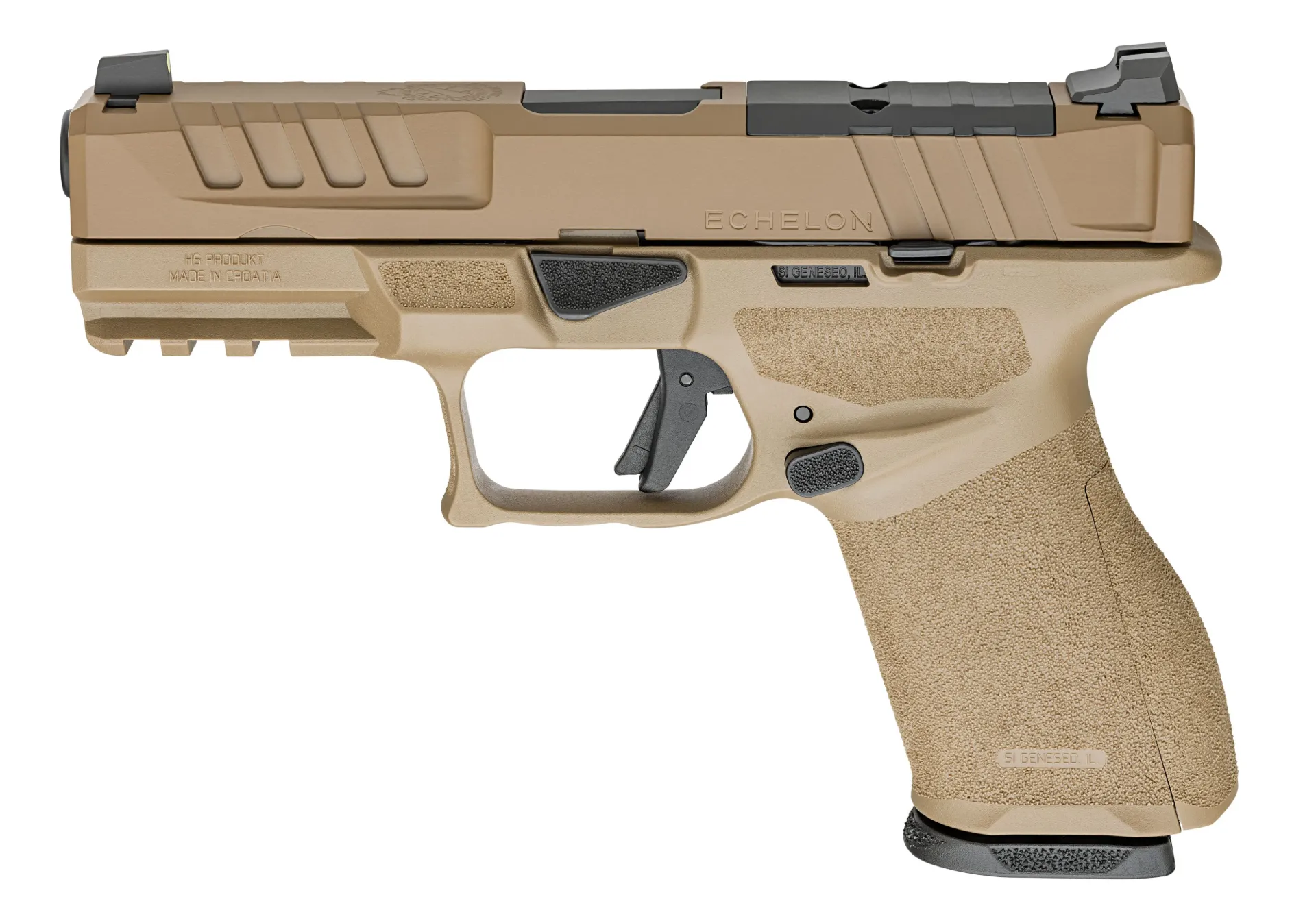 Springfield Armory Echelon 4.0" Compact OSP U-Notch All FDE Cal 9x19
