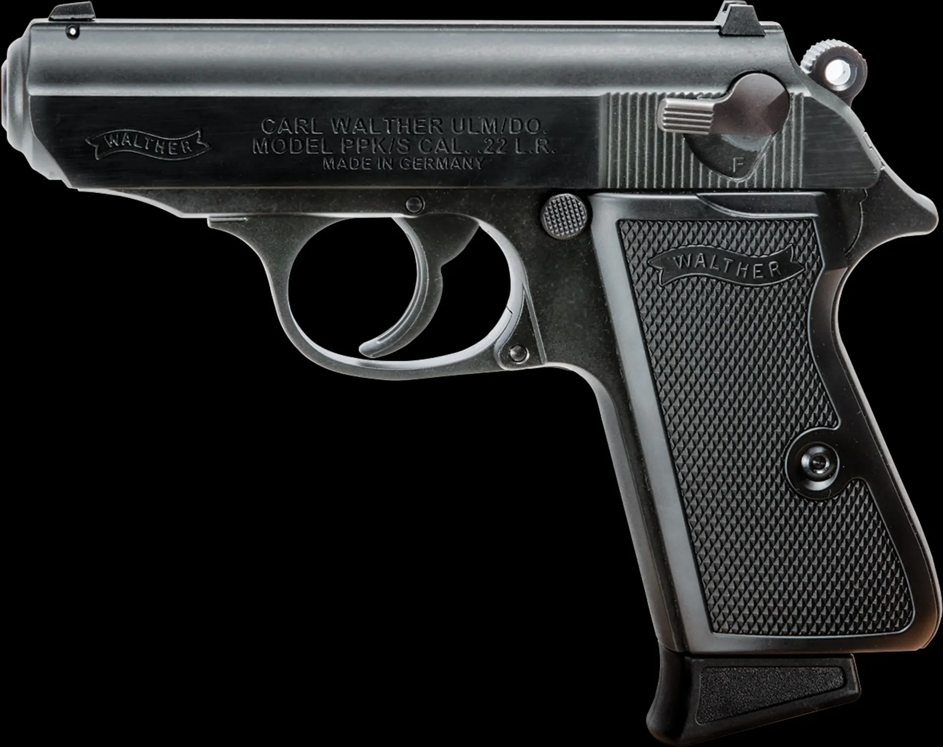 [2853248] Walther PPK/S Pistolet brunies Cal. .22 LR, 10 coups