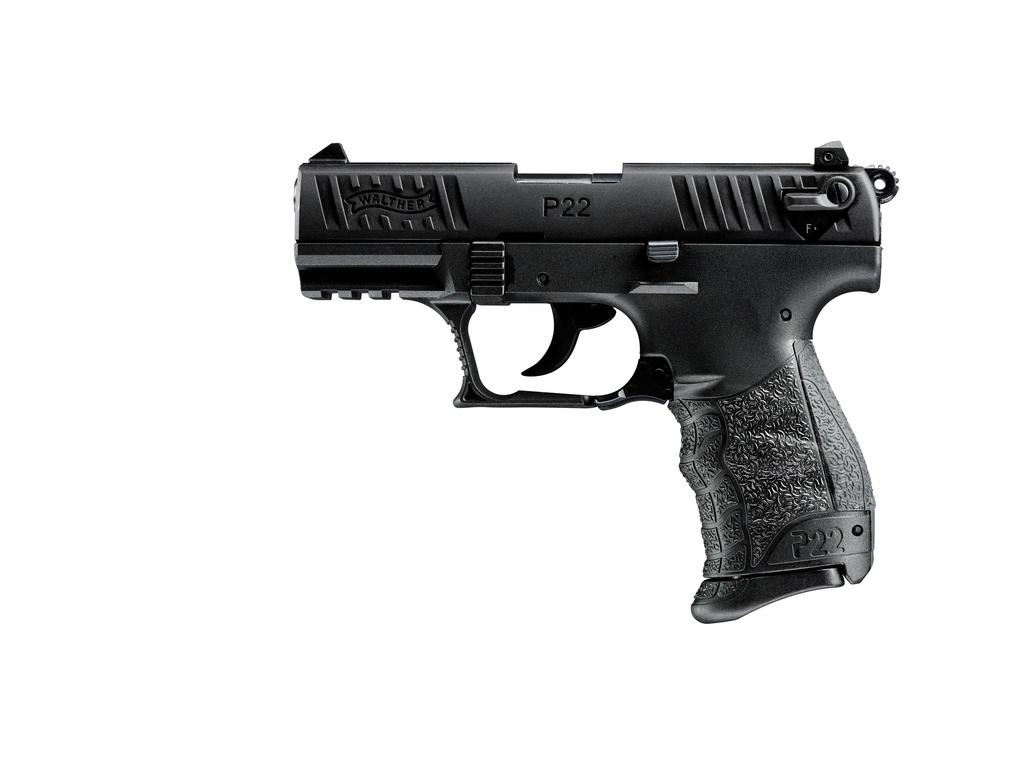 Walther P22Q Pistol black .22 LR