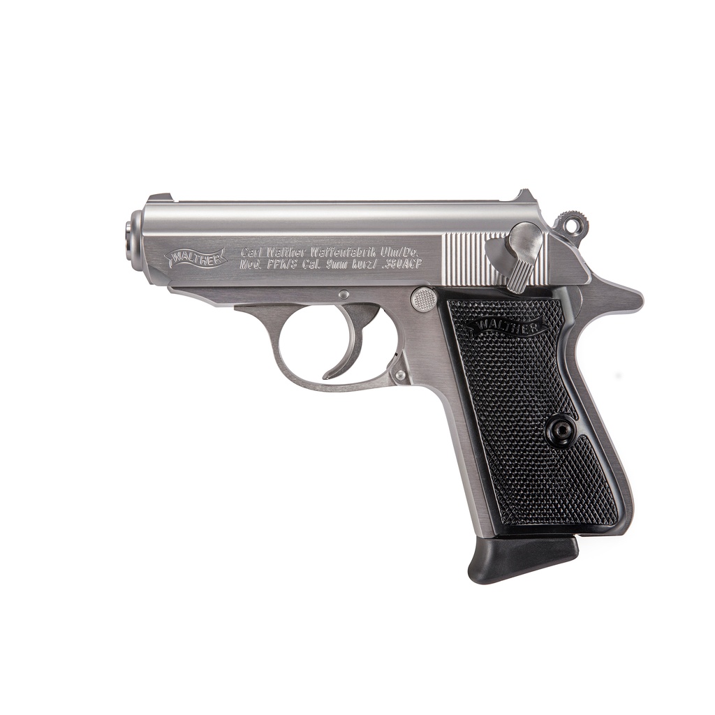 Walther PPK/S stainless Kal. 9mm Kurz, 3,3" Lauf, 7 Schuss