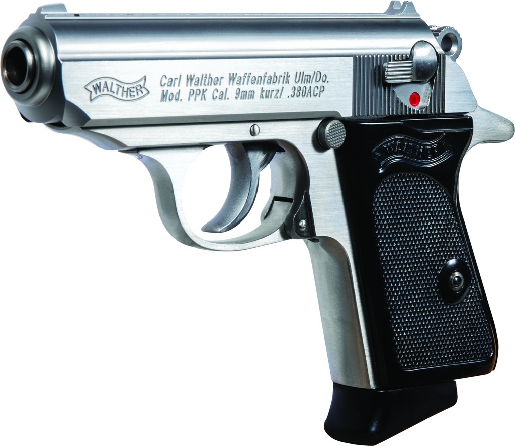 [2851971] Walther PPK inoxydable Cal. 9mm Kurz, 3,3" canon, 6 coups